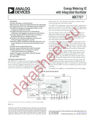 ADE7757ARN-REF datasheet  