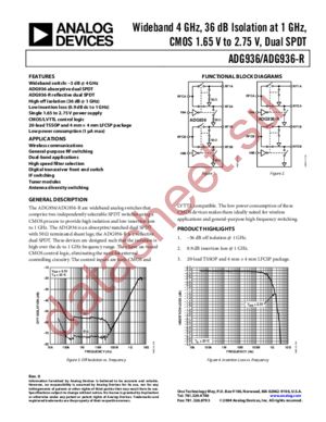 ADG936BCP-R-500RL7 datasheet  