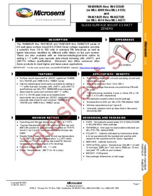 MLL4109 datasheet  