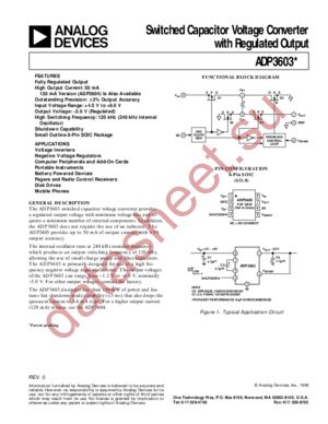 ADP3603 datasheet  