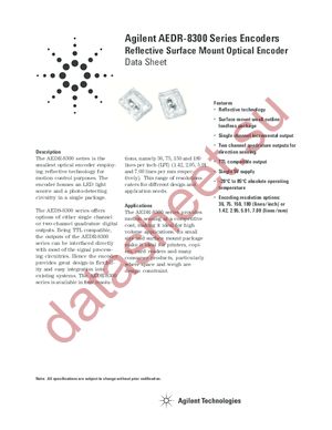 AEDR-8300 datasheet  