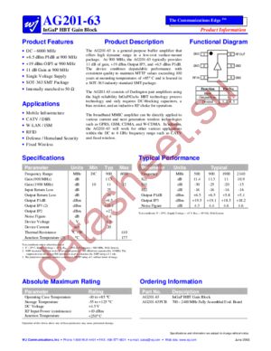 AG201-63PCB datasheet  