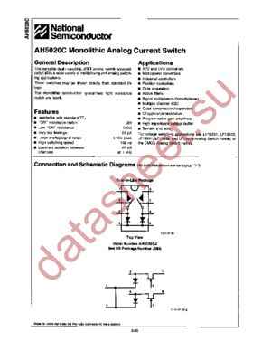 AH5020CJ datasheet  