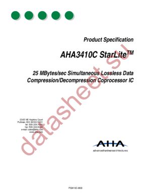 AHA3410C STARLITE datasheet  