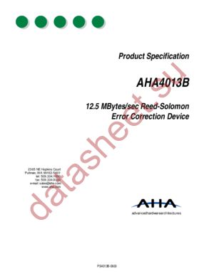 AHA4013B-050PJC datasheet  