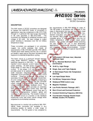 AHV2812DF/CH datasheet  