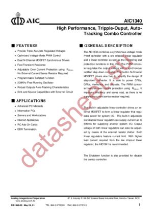 AIC1340CS datasheet  