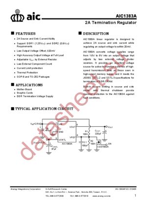 AIC1383A datasheet  