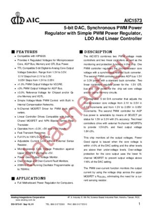 AIC1573CS datasheet  