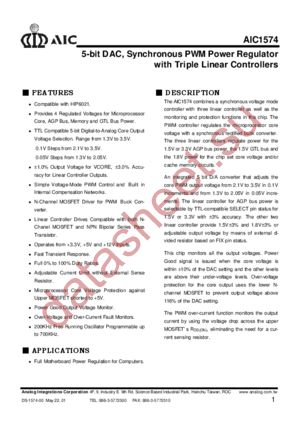 AIC1574CS datasheet  