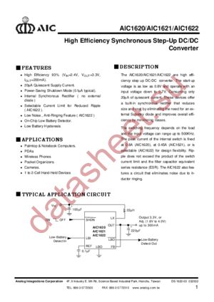 AIC1620COTR datasheet  