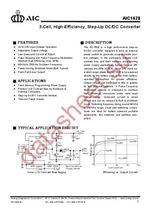 AIC1628 datasheet  