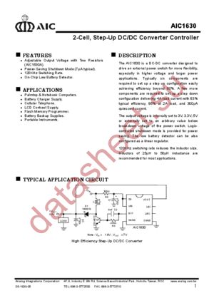 AIC1630-3CN datasheet  