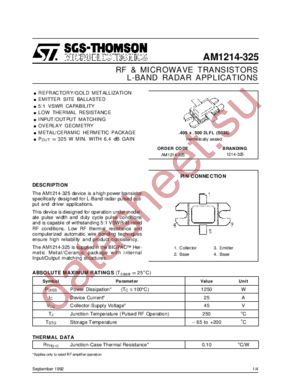 AM1214-325 datasheet  