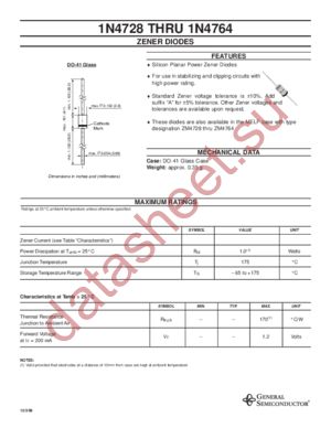 1N4729 datasheet  