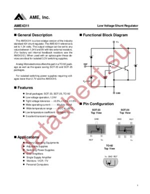 AME4311 datasheet  