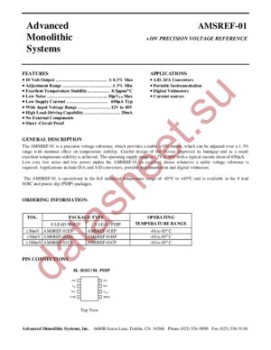 AMSREF-01CP datasheet  