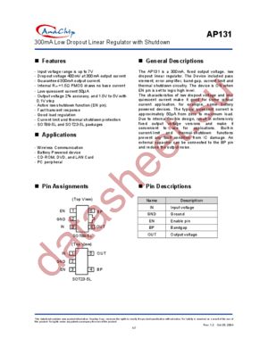 AP131-21W datasheet  