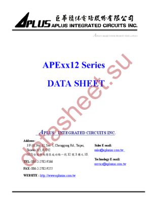 APE7312 datasheet  