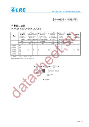 1N4937E datasheet  