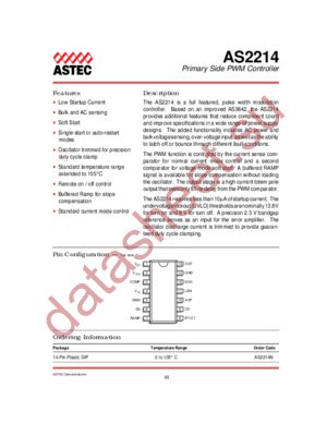 AS2214N datasheet  