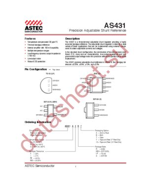 AS431 datasheet  