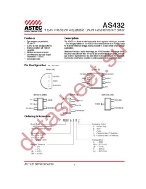 AS432 datasheet  
