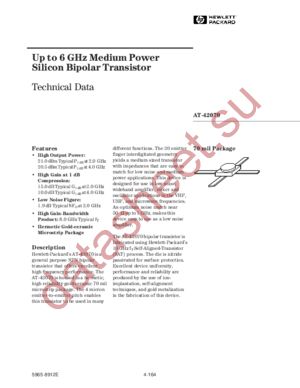 AT-42070 datasheet  