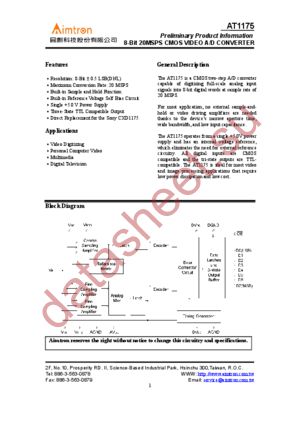 AT1175 datasheet  