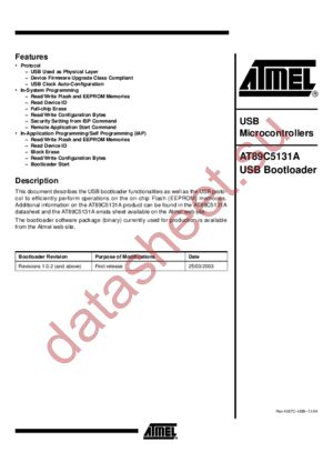 AT89C5131A-M datasheet  