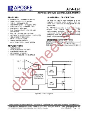 EB-120 datasheet  