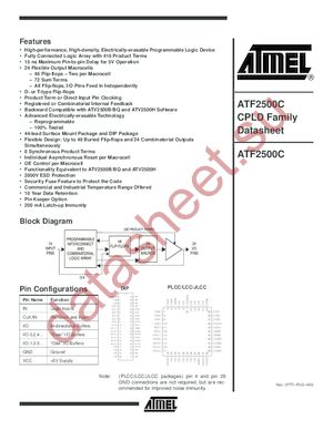 ATF2500C datasheet  