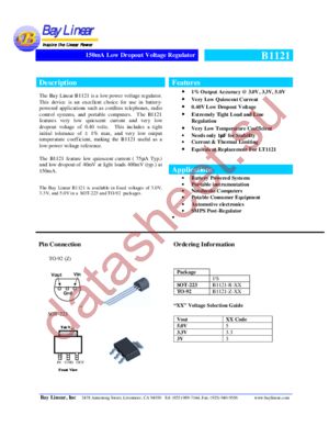 B1121 datasheet  