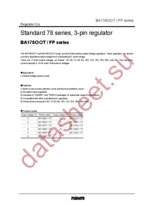 BA17809T/FP datasheet  