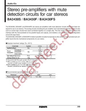 BA3430S datasheet  