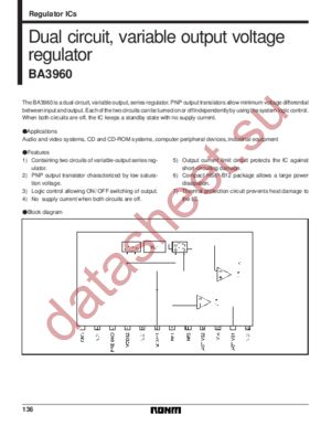 BA3960 datasheet  