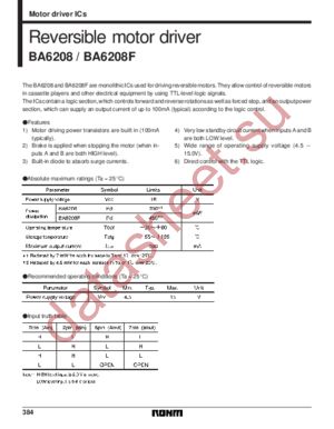 BA6208 datasheet  