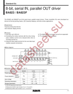 BA823F datasheet  