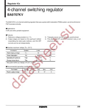 BA9707KV datasheet  