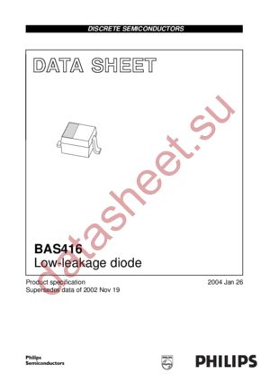 BAS416 datasheet  