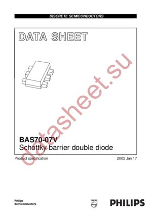 BAS70-07V datasheet  