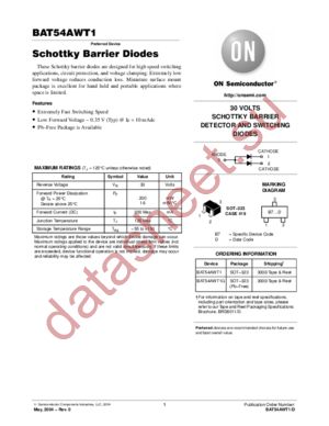 BAT54AL datasheet  