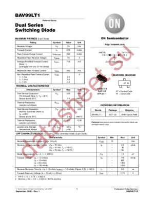 BAV99LT1-D datasheet  