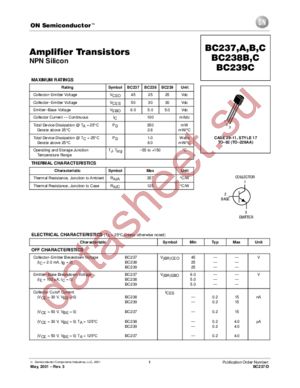 BC237-D datasheet  