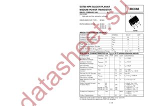 BCX6825 datasheet  