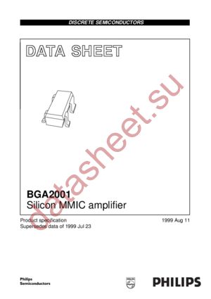 BGA2001 datasheet  