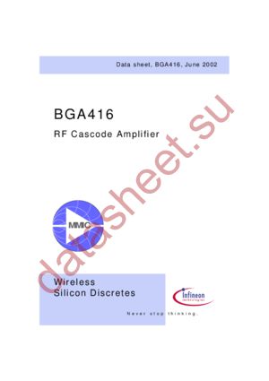 BGA416 datasheet  