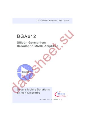 BGA612 datasheet  