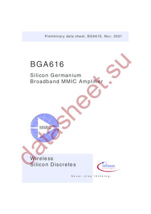 BGA616 datasheet  