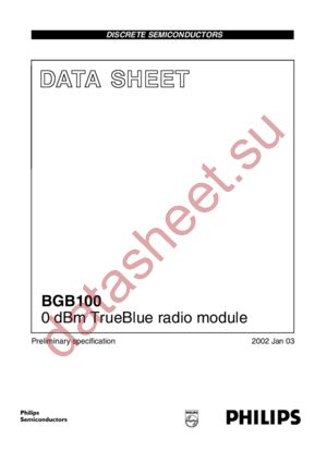 BGB100 datasheet  